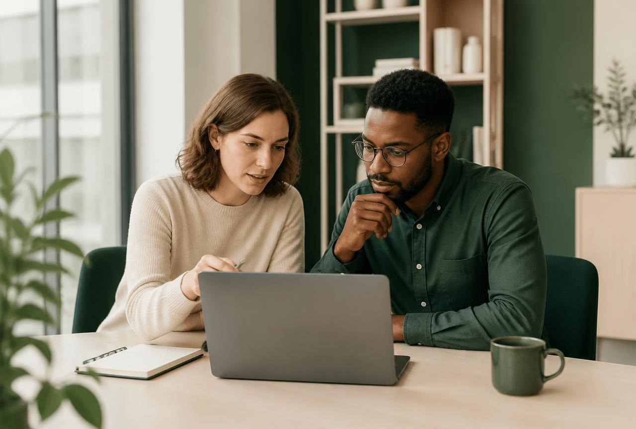 Équipe coordonnant ses appels clients
